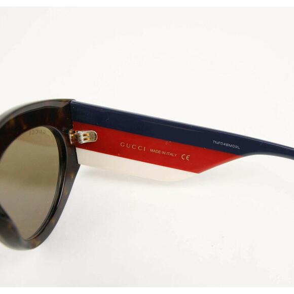 New Gucci Havana Oversize Cat Eye #169052G17B - Picture 10 of 10
